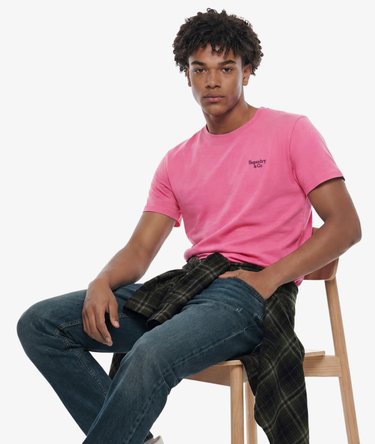 Essential Serif Logo Embroidered T-Shirt Image 1