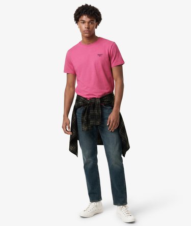 Essential Serif Logo Embroidered T-Shirt Image 3