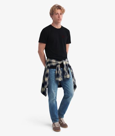 Essential Serif Logo Embroidered T-Shirt Image 4