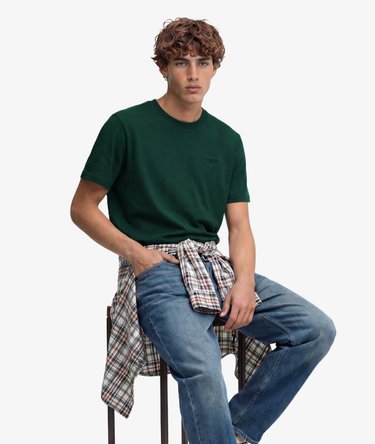 Essential Stacked Logo Embroidered T-shirt Image 2