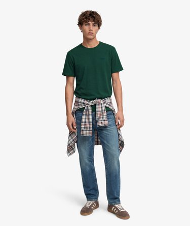 Essential Stacked Logo Embroidered T-shirt Image 3