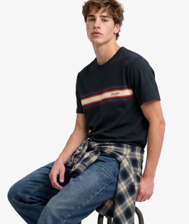 Outdoor Stripe Logo Relaxed T-shirt Image 2