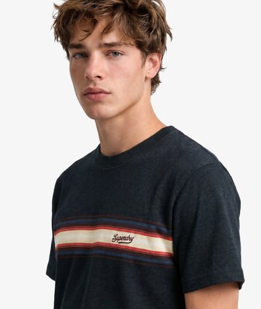 Outdoor Stripe Logo Relaxed T-shirt Image 4