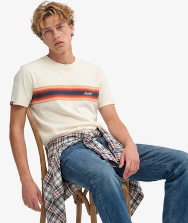Outdoor Stripe Logo Relaxed T-shirt Image 2