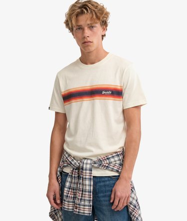 Outdoor Stripe Logo Relaxed T-shirt Image 1