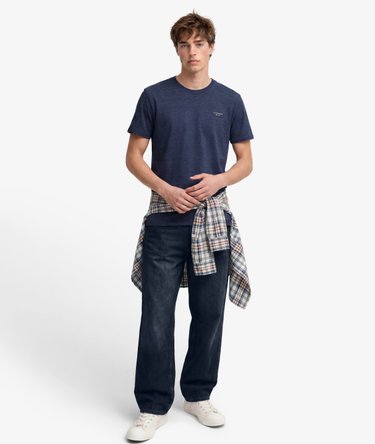 Essential Stacked Logo Embroidered T-shirt Image 3