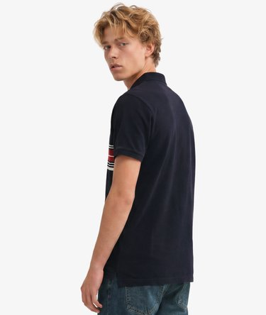 Vintage Stripe Jersey Polo Shirt Image 5
