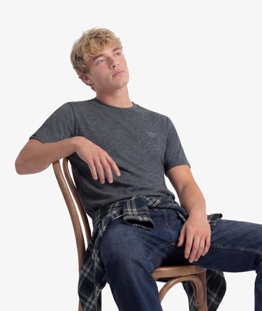 Essential Stacked Logo Embroidered T-shirt Image 1