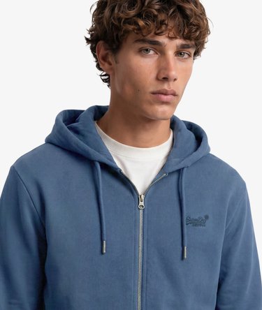 Essential Logo Hoodie met Rits Image 4