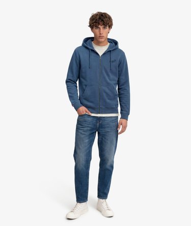 Essential Logo Hoodie met Rits Image 3
