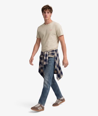 T-shirt con Logo Sovrapposto Ricamato Essential Image 3