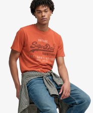 Heritage T-shirt met Vintage logo en relaxte pasvorm
