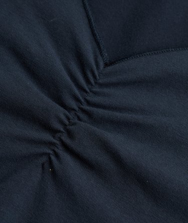 T-shirt Crop con Scollo a V Vestibilit&agrave; Slim Image 6