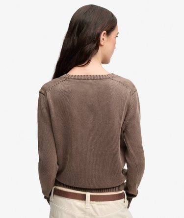Vasket V-hals Sweater Image 5