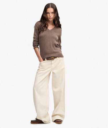 Vasket V-hals Sweater Image 3