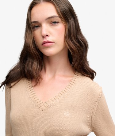 Vasket V-hals Sweater Image 4