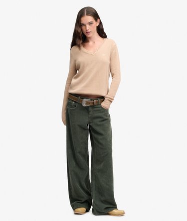 Vasket V-hals Sweater Image 3