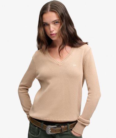 Vasket V-hals Sweater Image 1