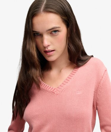Vasket V-hals Sweater Image 4
