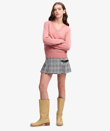 Vasket V-hals Sweater Image 3