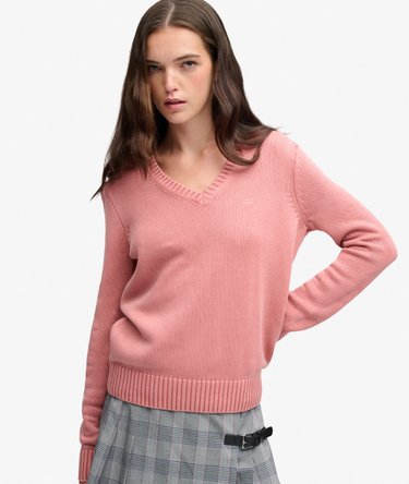 Vasket V-hals Sweater Image 1