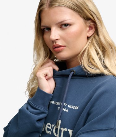 Sweat &agrave; capuche Luxe Casual coupe d&eacute;contract&eacute;e Image 4