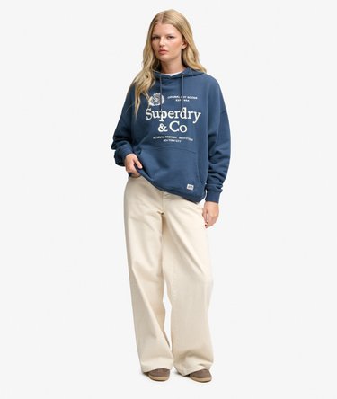 Sweat &agrave; capuche Luxe Casual coupe d&eacute;contract&eacute;e Image 3