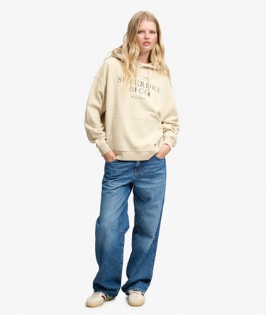 Luxe Casual Relaxed Hoodie Image 3