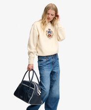 Crest Loose Crew Sweatshirt