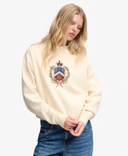 Crest Loose Crew Sweatshirt