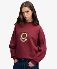 Crest Loose Crew Sweatshirt