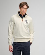 Gothic Varsity Sweatshirt mit lockerer Passform