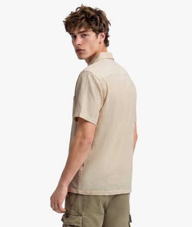 Camicia a Maniche Corte Texturizzata - The Merchant Store Image 5