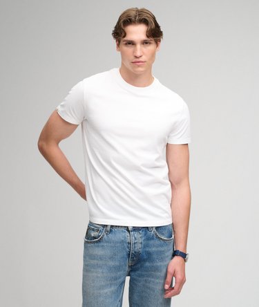 Essential Serif Logo Embroidered T-Shirt Image 2