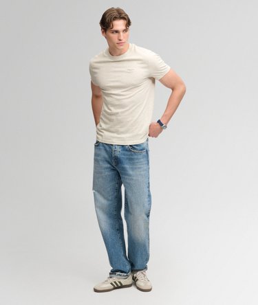 Essential Serif Logo Embroidered T-Shirt Image 3