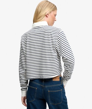 Athletic Essential Randig Rugby-topp Oversized Passform Image 5