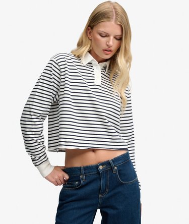 Athletic Essential Randig Rugby-topp Oversized Passform Image 1