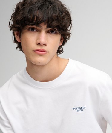 Essential Stacked Logo Embroidered T-shirt Image 4