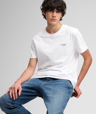 Essential Stacked Logo Embroidered T-shirt Image 2