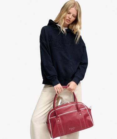 Company Logo Kapuzenpullover mit lockerer Passform Image 2