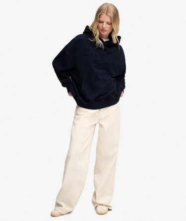 Company Logo Kapuzenpullover mit lockerer Passform Image 3