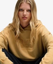 Company Logo Kapuzenpullover mit lockerer Passform