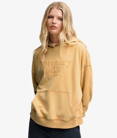 Company Logo Kapuzenpullover mit lockerer Passform Image 1