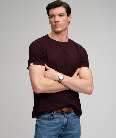 Classic Cotton Linen Pocket T-shirt Relaxed Pasvorm Image 2