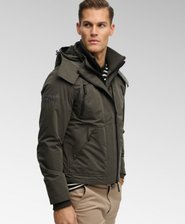 Veste Coupe-vent Arctic &agrave; Capuche en Microfibre