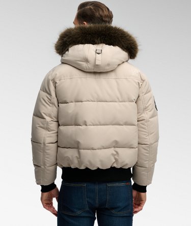 Everest Hooded Puffer Bomber Jacket Image 6