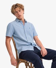 Camisa de Lino Riviera de Manga Corta