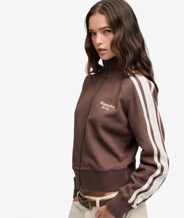 Veste de Surv&ecirc;tement Ray&eacute;e Coupe Ajust&eacute;e Image 2