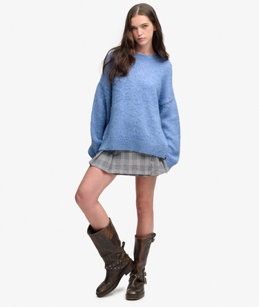 Slouchy Brushed Knit Jumper Image 3
