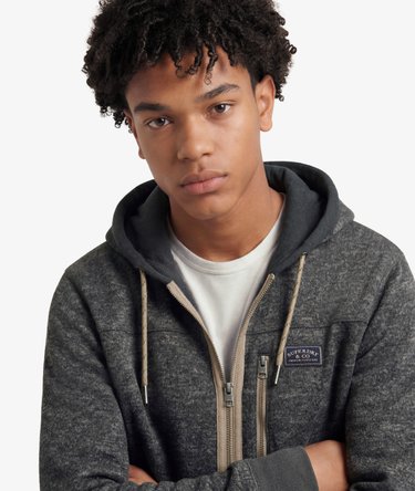 Storm Fleece Kapuzenjacke lockere Passform Image 4
